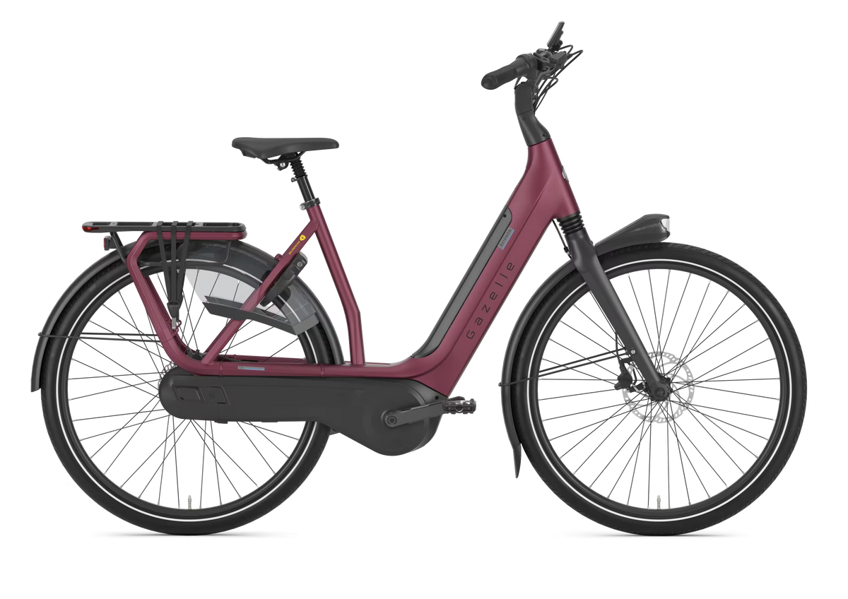 Gazelle Avignon C8 Coral Red Mat lage instap