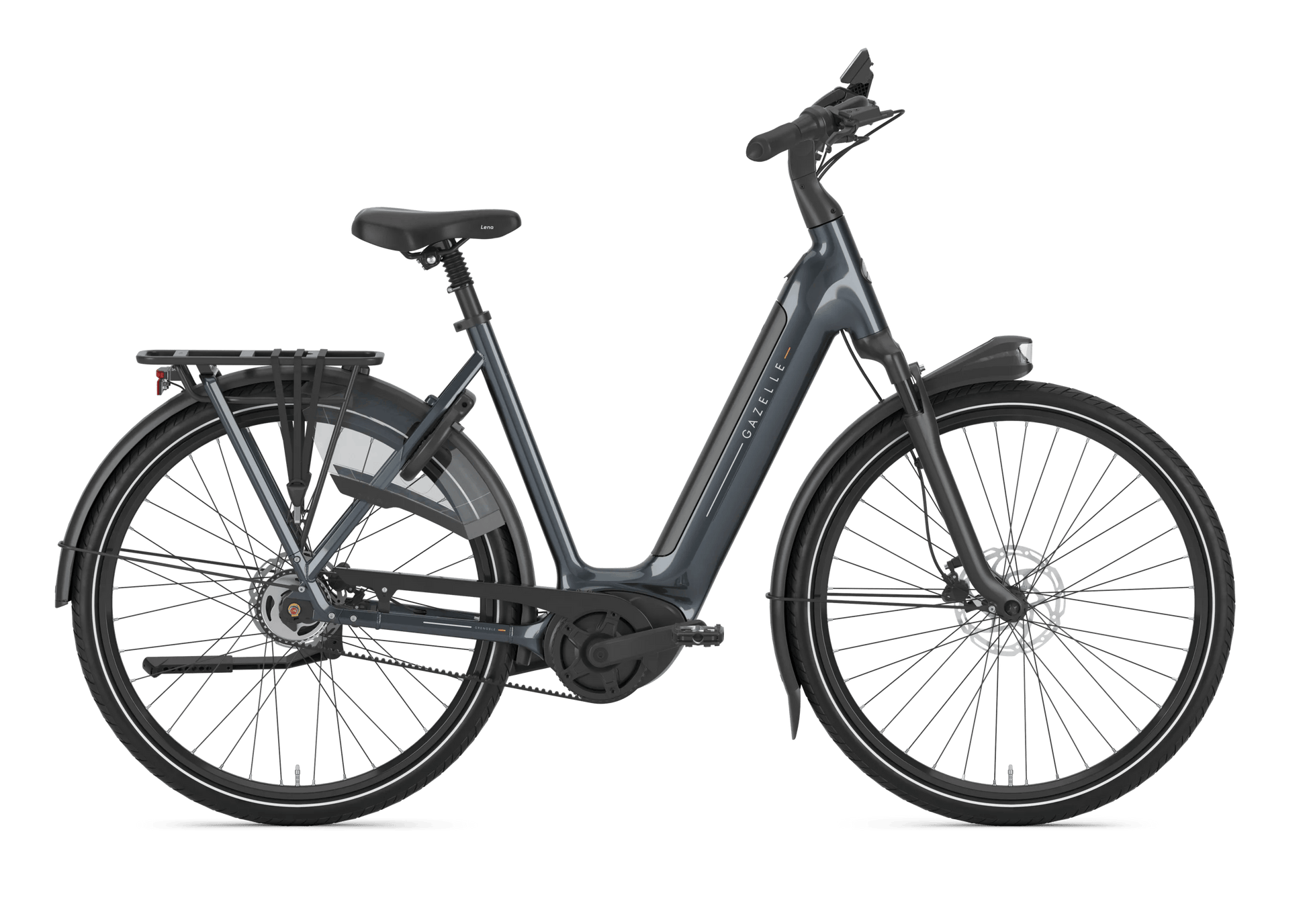 Gazelle Grenoble C5 Anthracite Grey lage instap