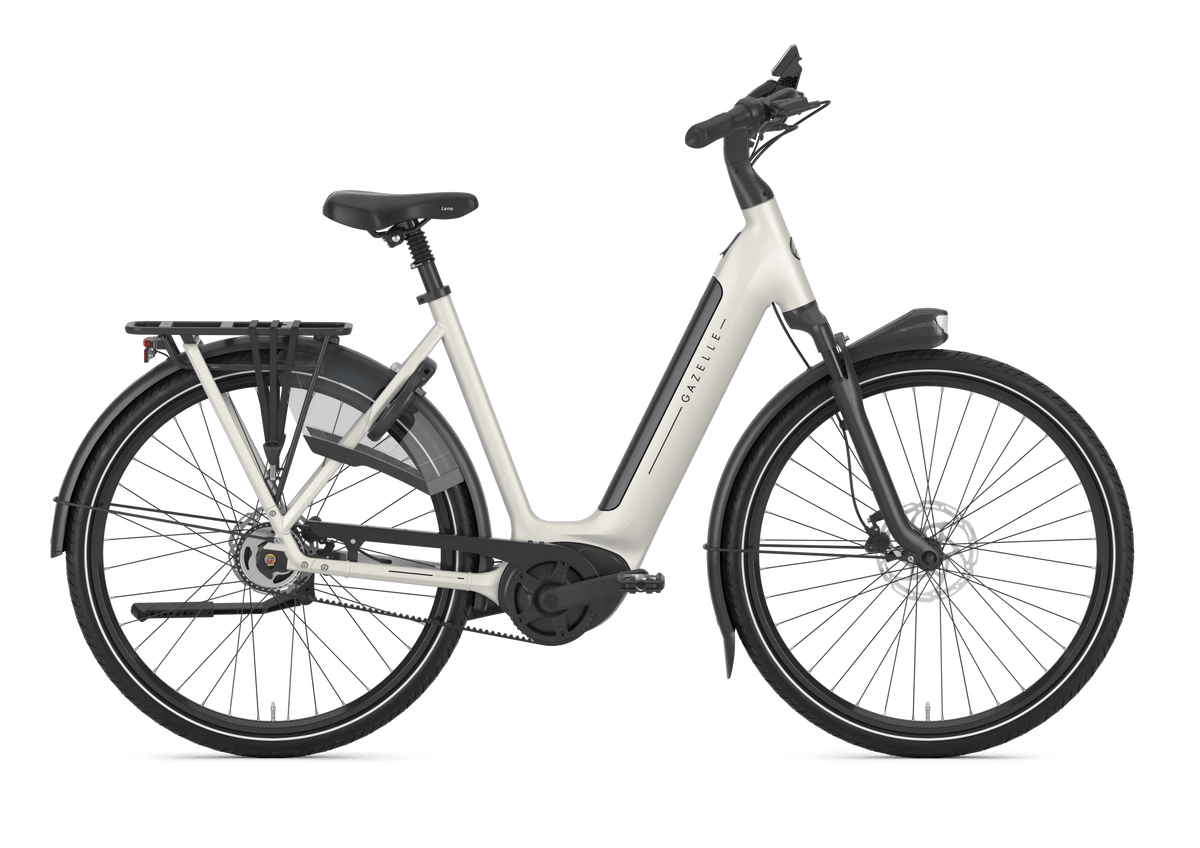 Gazelle Grenoble C5 Ivory White lage instap