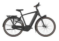 Gazelle Grenoble C8+ Black Mat hoge instap