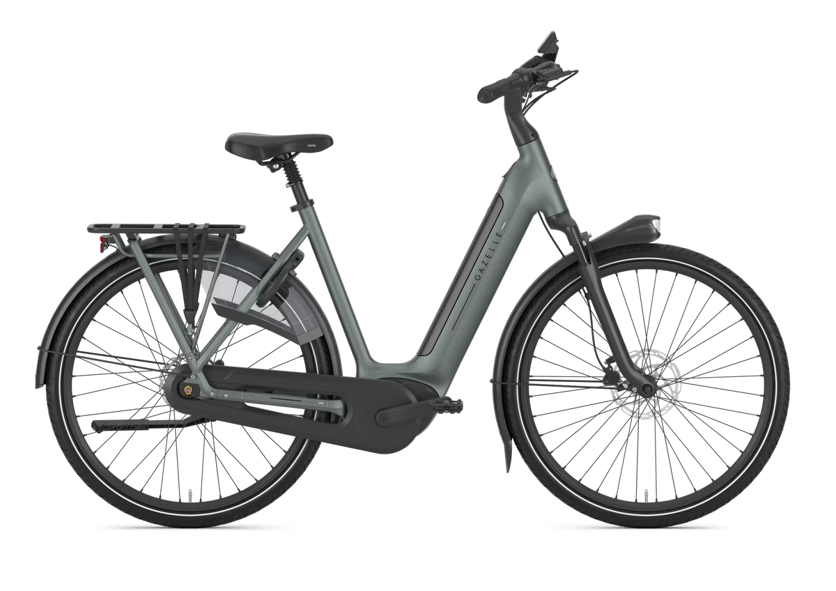 Gazelle Grenoble C8+ Twilight Green lage instap
