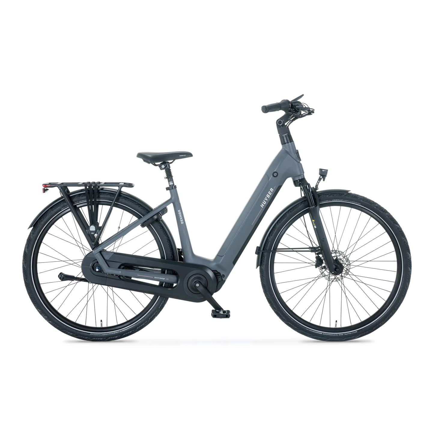 Huyser Domaso Stone Grey Matte zijaanzicht