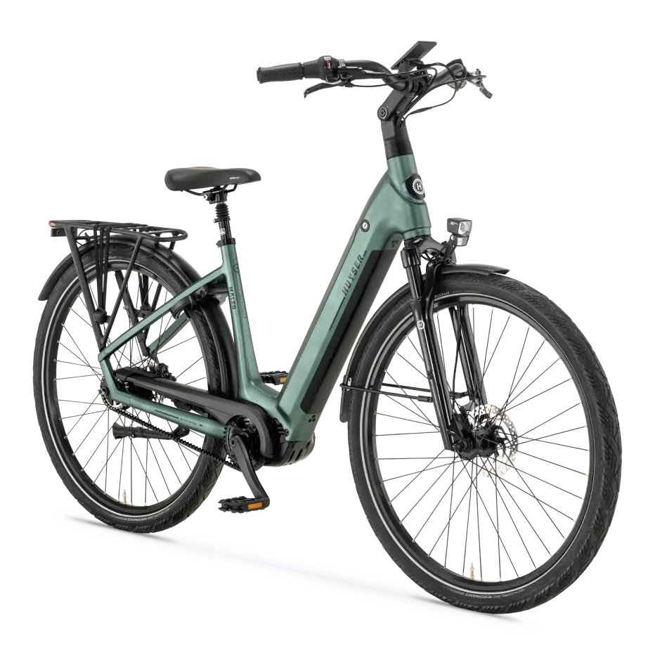 Huyser Maleo Midnight Green driekwart aanzicht