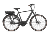 Gazelle Orange C8+ Black Mat hoge instap