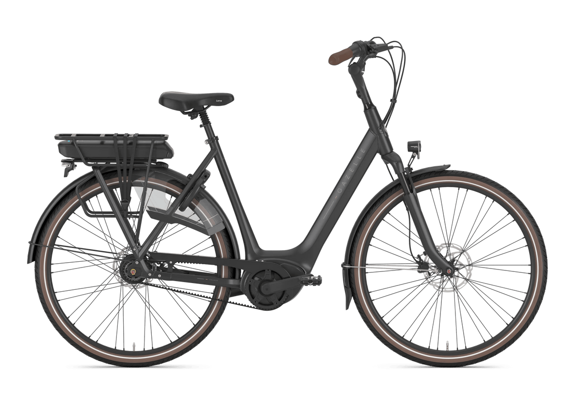 Gazelle Orange C8+ Black Mat lage instap