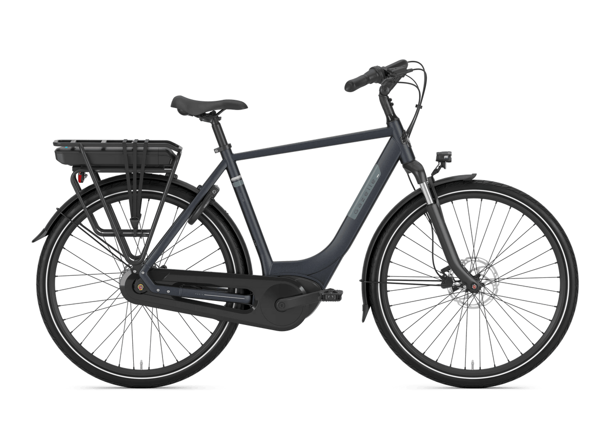 Gazelle Paris C7 Graphite Blue Mat hoge instap
